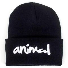 Animal Script Beanie