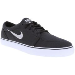 Nike Satire Canvas Shoes - Black/Metallic Silver