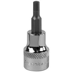 Sealey Premier 4mm 3/8"Sq Drive Hex Socket Bit