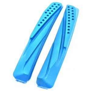ELVEDES CARBON SPECIFIC BRAKE PAD INSERTS CRUCIAL BMX RACE RACING BLUE