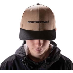 Stay Strong Staple Snapback Cap