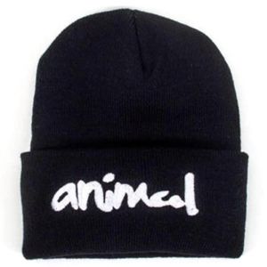 Animal Script Beanie