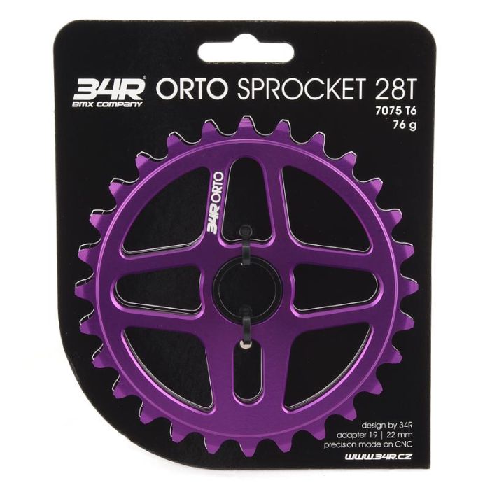 34R Orto Sprocket - 28T - CrucialBMXShop.com