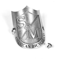 S&M Shield Head Tube Badge