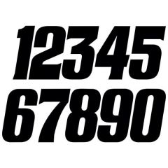 Crucial BMX Race Plate Numbers - Large Plates